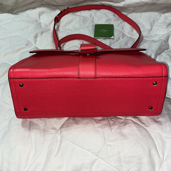 RARE like new Kate Spade NY Rosaline Parchment Drive Leather Satchel Bag - Picture 6 of 16